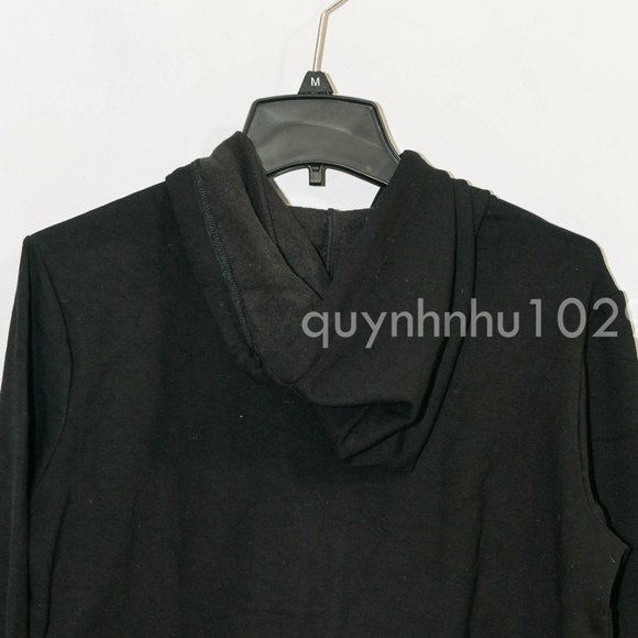 NWT Eddie Bauer Women's Supersoft Full Zip Hoodie Jacket in BLACK - Picture 8 of 8